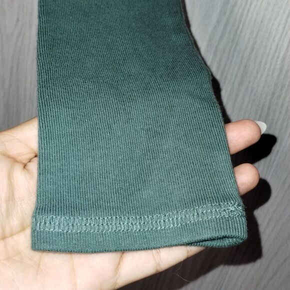 Free People Green Long Sleeve Top - Picture 3 of 4